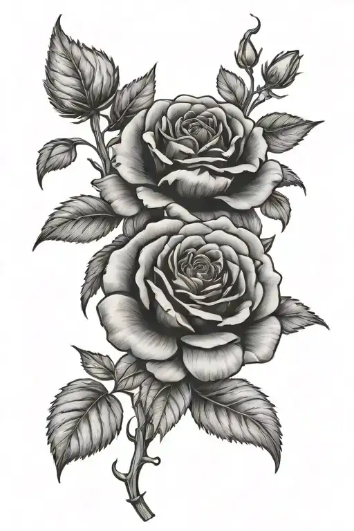 Rose And Carnations Flowers