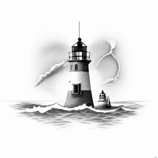 Posiden Priate Ship Lighthouse