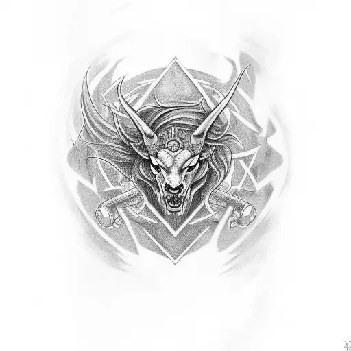 Full Arm Sleeve With Sleipnir And Nordic Symbols