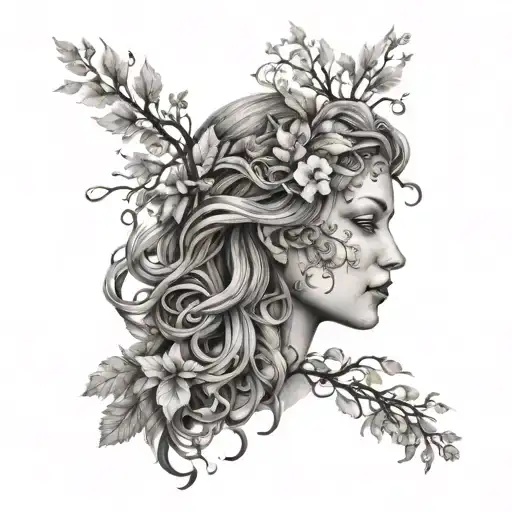 Mother Nature Elements Intertwined