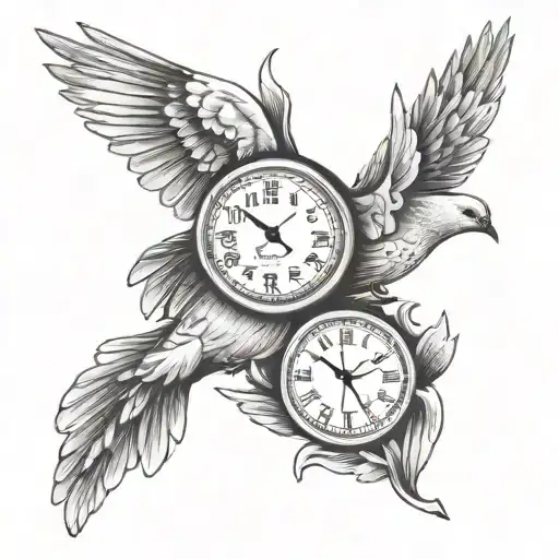 Clock Dove And