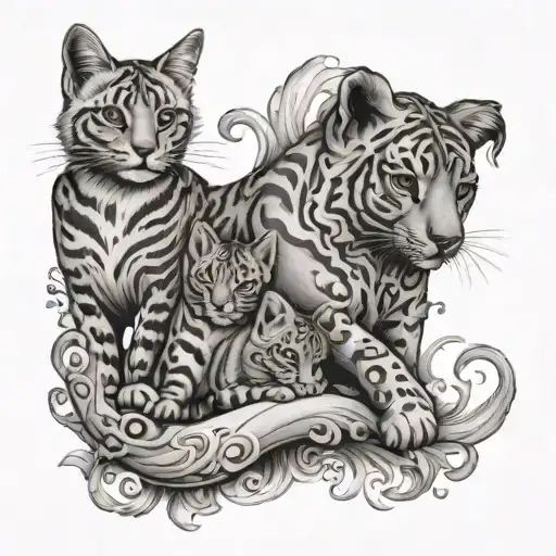 A Tattoo That Symbolises My Wife & Children Showcasing The Bond And Loyalty Within Your Family