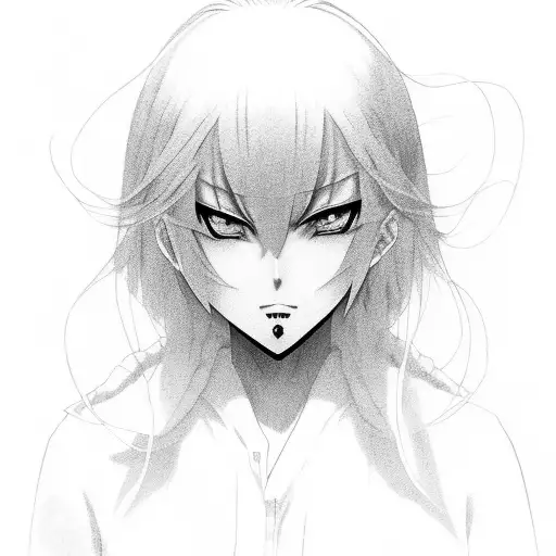 A Manga Character With A Hauntingly Beautiful Expression