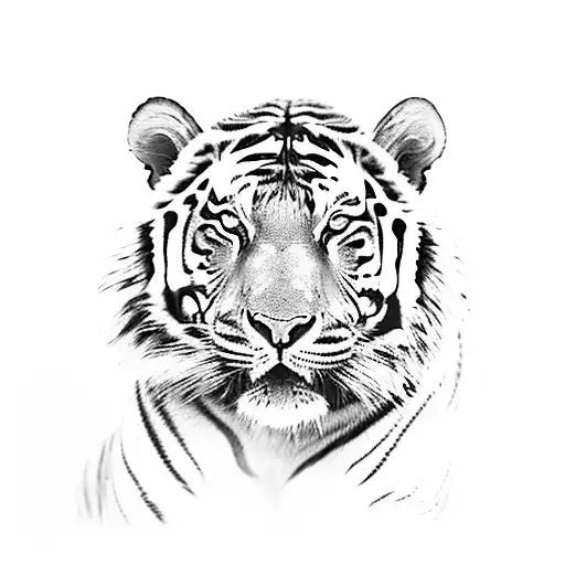 Humanoid Tiger With Tamil Indian Vibes With An Ak47 In Hand And Tamil Temples Behind