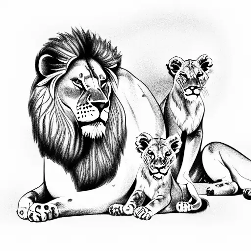 Lion Family