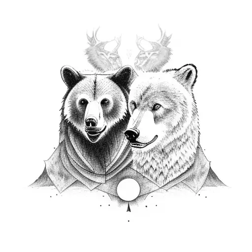 Bear And Wolf
