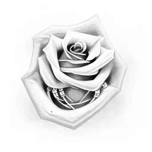 Sleeve Rose Rosary Bead