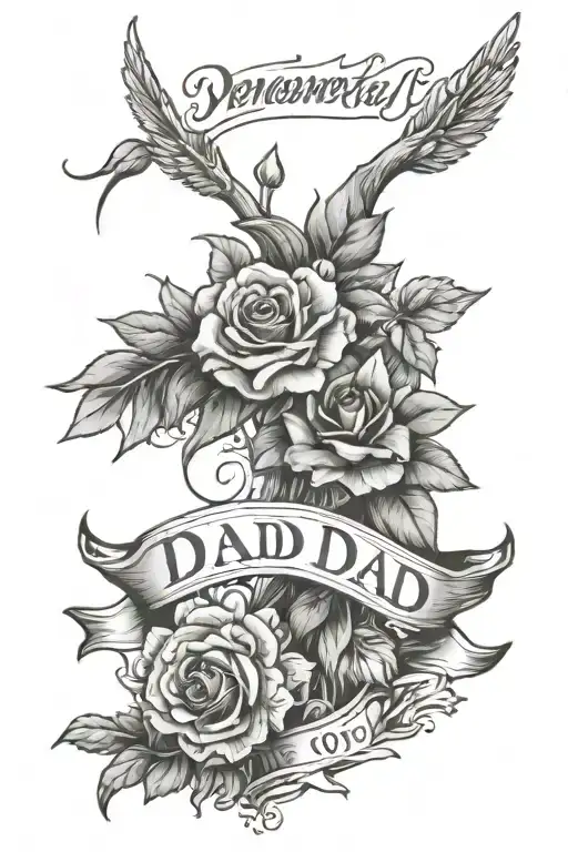 Memorial Tattoo For Dad