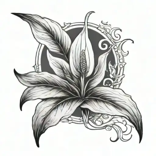 Peace Lily As A Sign Of Solidarity For Gaza