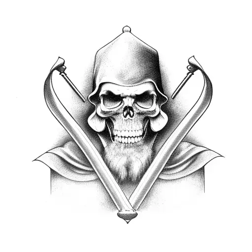 Grim Reaper Meets St Patrick