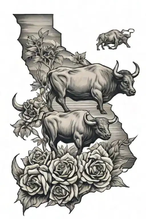 California And Bull