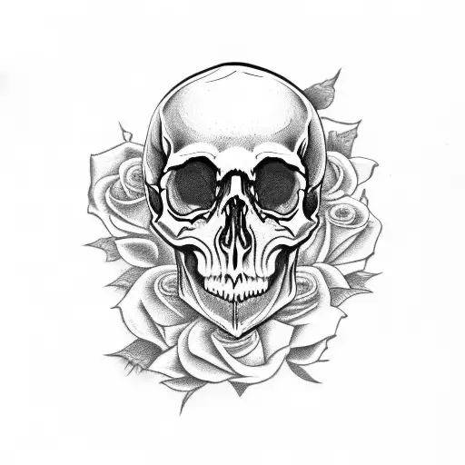 Skull And Roses