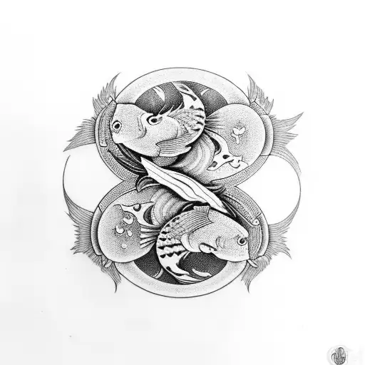 Koi Fish Yin Yang