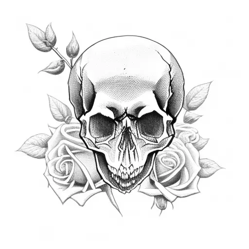 Skull And Roses