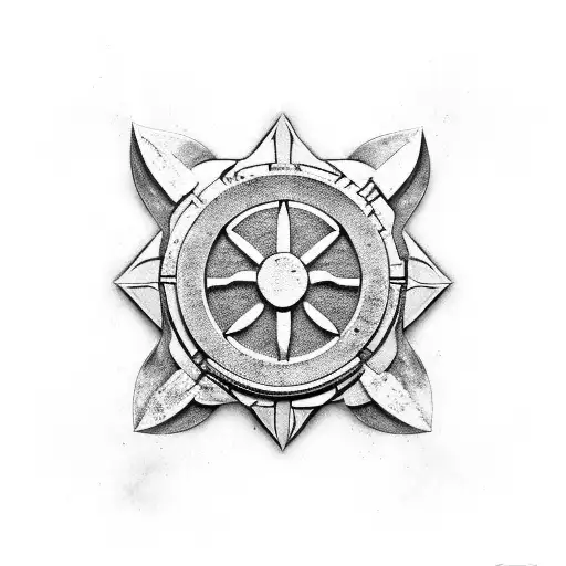 Spartan Shield Mandala