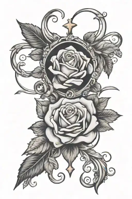 Catholic And Rose Intertwined