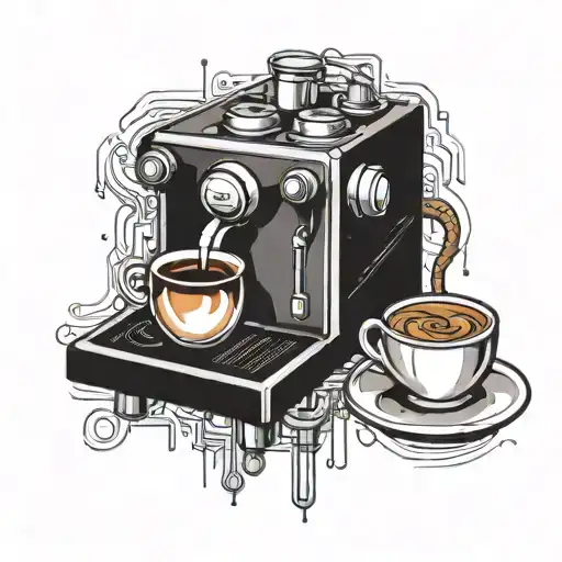 Cup Of Coffee Espresso Machine Chemical Formula Of Caffeine