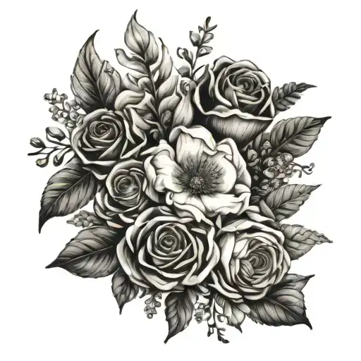 Birth Flower Bouquet