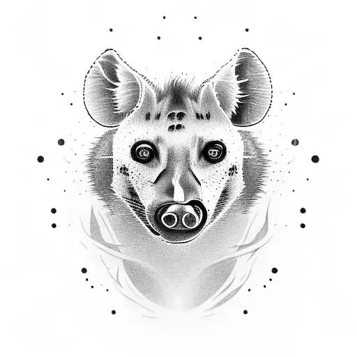 Roses Hyena Tree Head