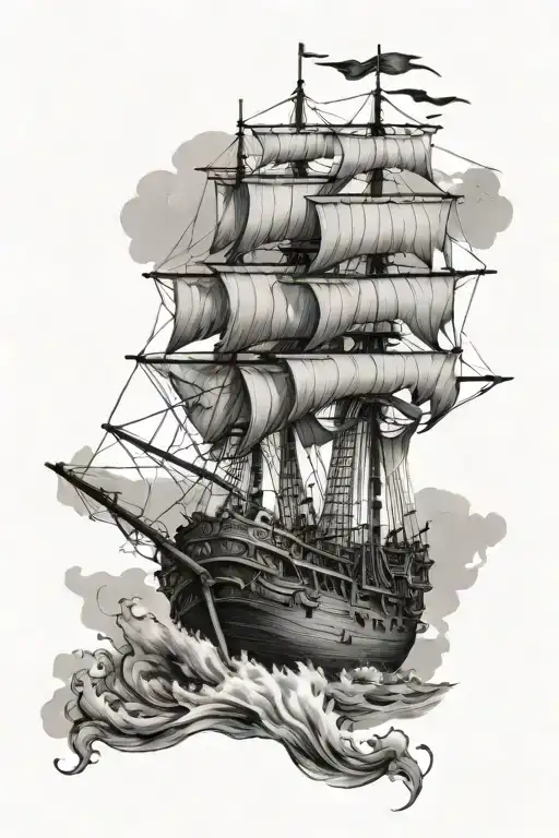 Pirate Ship With Fep On It