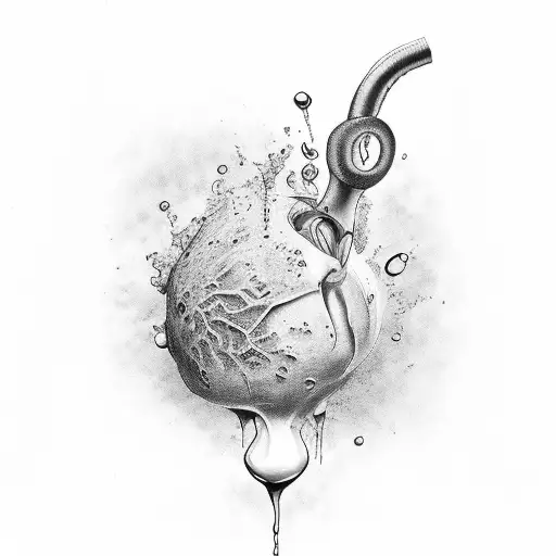 Kidney With Drop Of Blood Strength