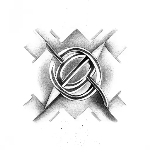 Infinity Symbol With Letters A And T