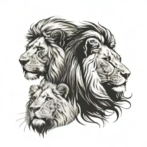 Male And Female Lion