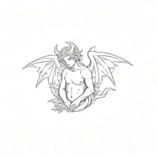 Angel Demon With Wings