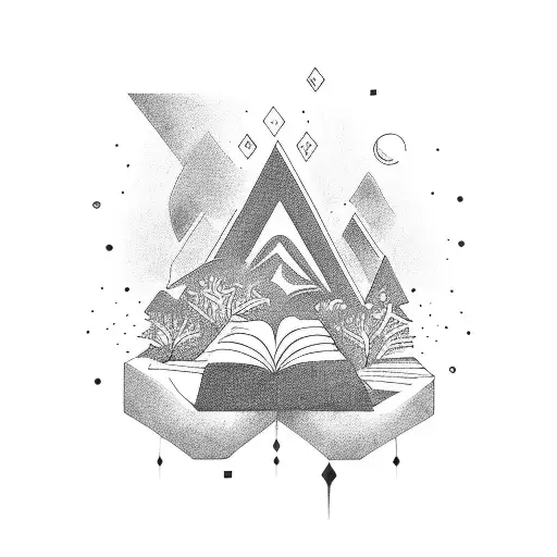 A Minimalistic Design Of A Book With The Quote 'Dreaming Is Essential For Living'