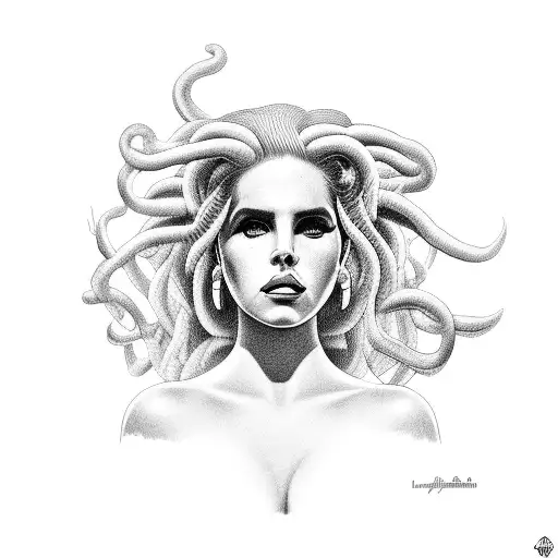 Lana Del Rey As Medusa