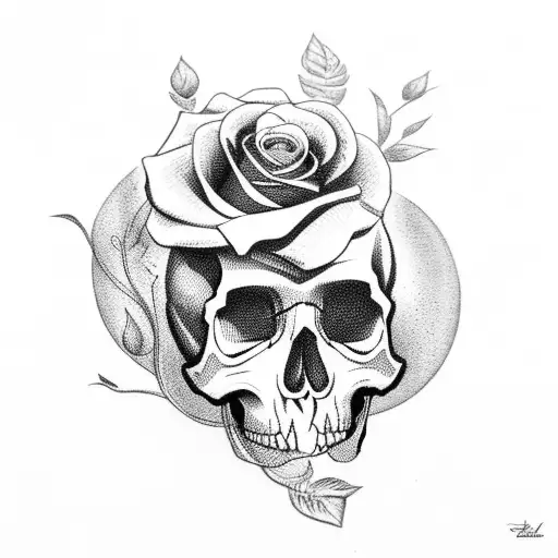 Skull And Roses