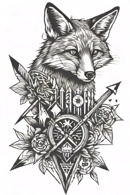 A Fox Surrounded By Pijl Arrows