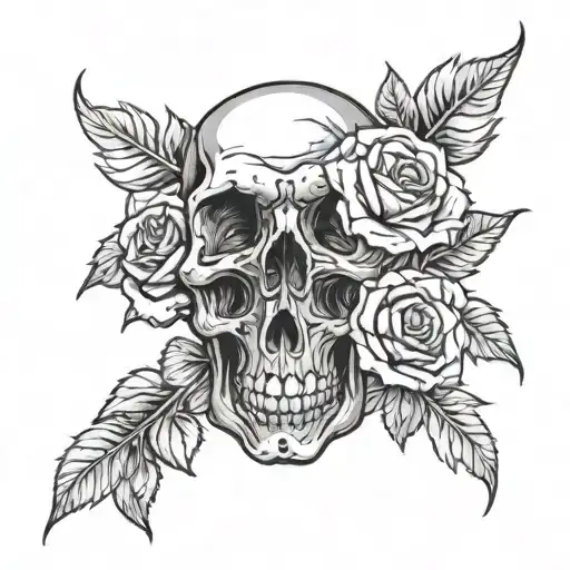 Skull Roses