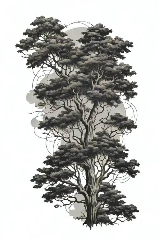 Trees Background Looking