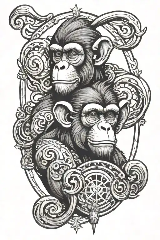 Monkey And Gemini Zodiac Sign