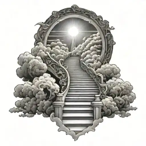 Stairway To Heaven Shining Brightly
