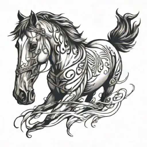 Horse Symbol Minimal