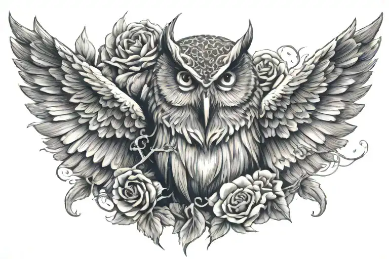 Owl And Lion Chest