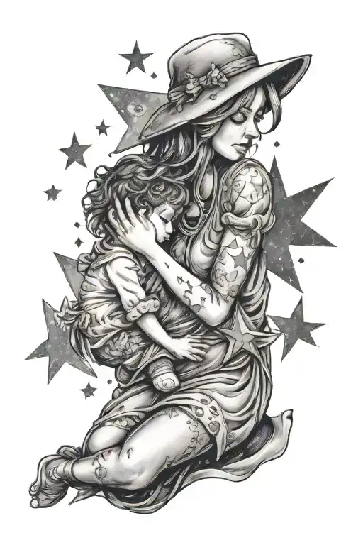 Mom Died Too Young In The Stars And Sad Little Girl