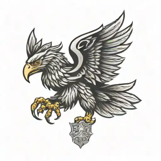 Russian Eagle Gothic Style