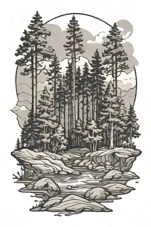 California Forest Landscape