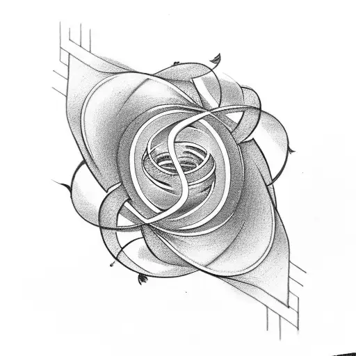 Infinity Symbol With Flower