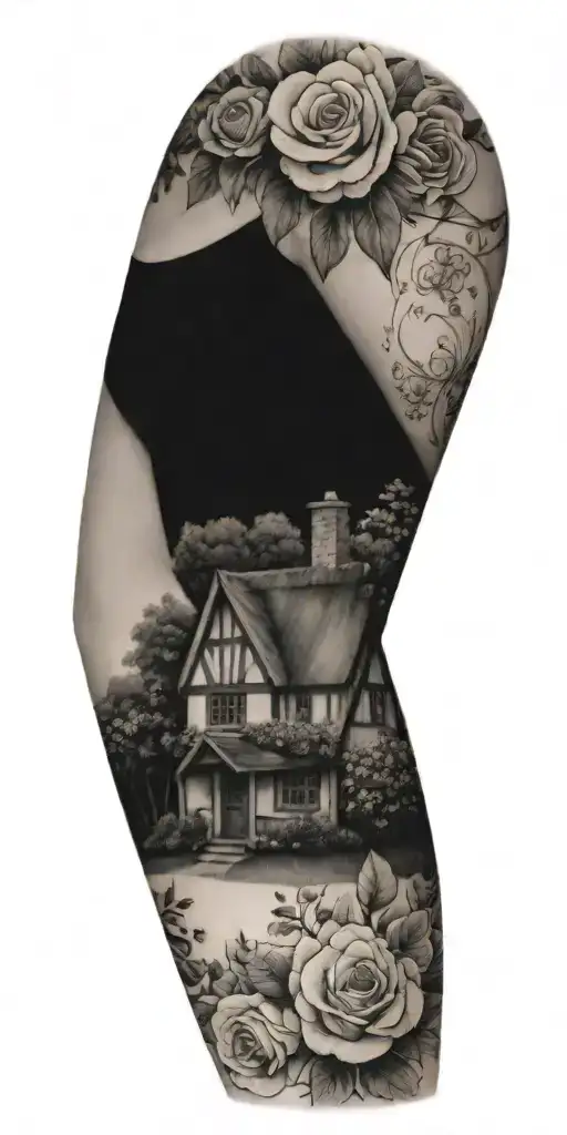 An English Cottage Garden Wrapped Around My Arm