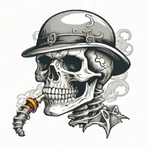 Axel Skeleton Smoking Defender