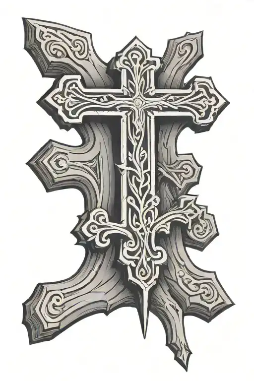Wooden Christian Cross