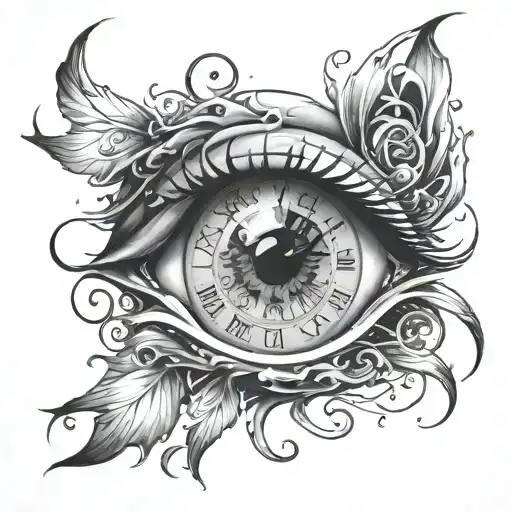 Clock Crying Eyes