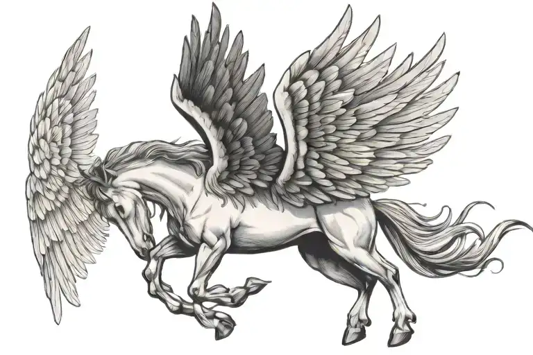 Pegasus Horse With Wings