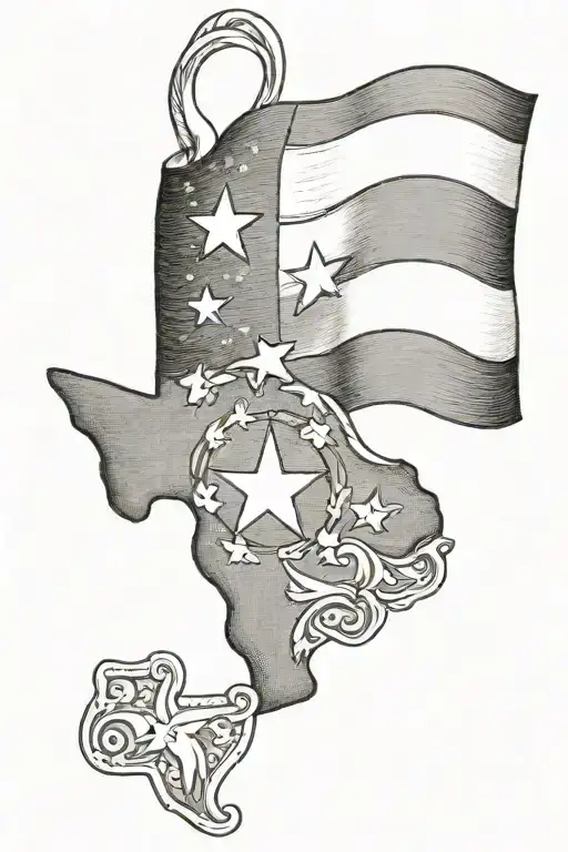Texas Flag Waving