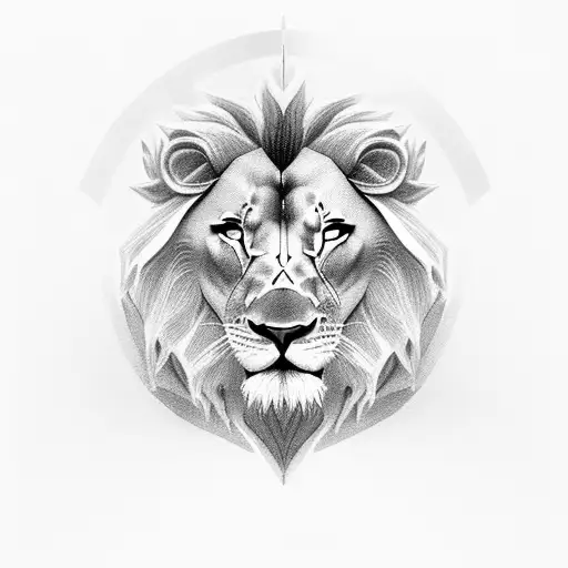 Incorporate The Corinthians Logo Into A Realistic Portrait Of A Lion