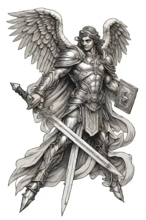 Archangel With Sword
